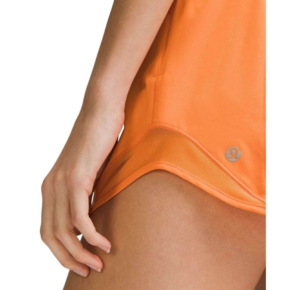 Lululemon Hotty Hot High-Rise Lined Short 2.5" Lit Orange - Picture 5 of 7